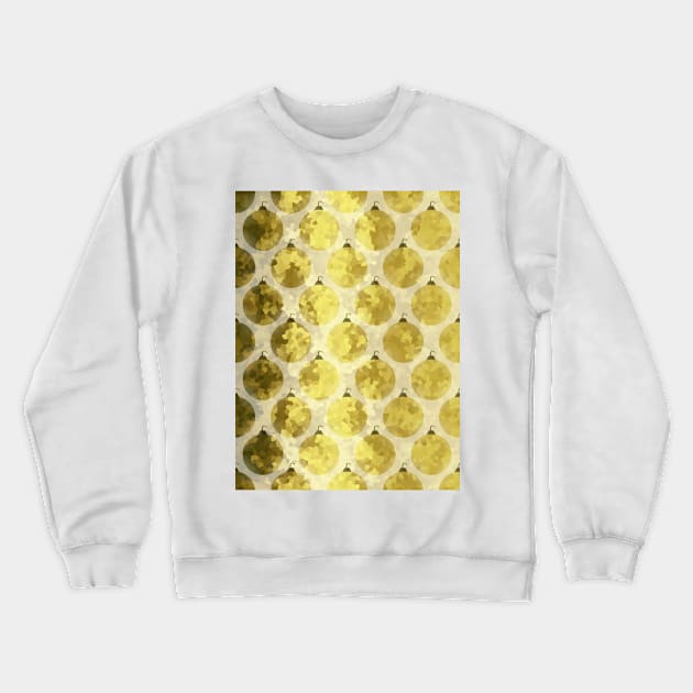 GOLD Christmas Ornament Crewneck Sweatshirt by SartorisArt1